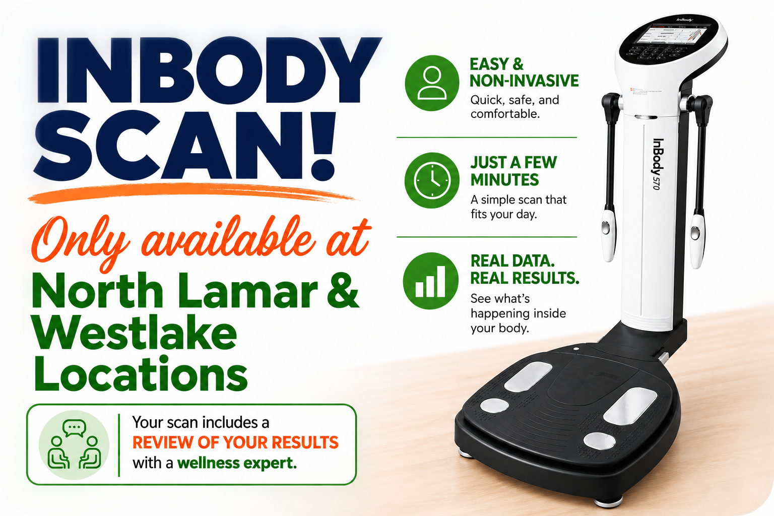 An InBody 570 body composition scan at Peoples Rx