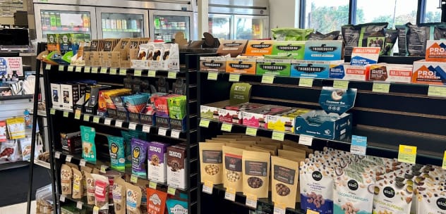 Inside a Peoples Rx store — grab-and-go shelves